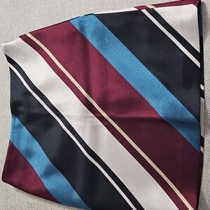 Ann Taylor Striped Multicolor Diagonal Colorblock A-line  Skirt Sz 6